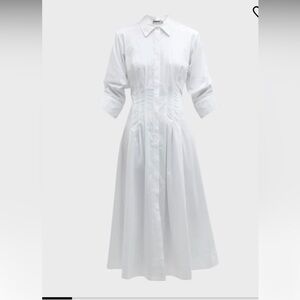 Chic White Long Sleeve Dress